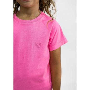 Imagem de Camiseta Infantil Concept Manly Rosa Neon-Feminino