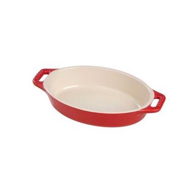 Imagem de Travessa Oval Cerâmica 37 cm Cereja Staub