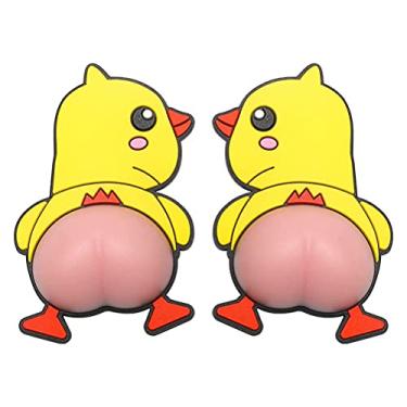 Imagem de Keenso Adesivos Anticolisão para Carros, 2 Peças 3D de Alta Elasticidade Protetor de Pára-choques de PVC Engraçado à Prova de água Com Super Adesão para Portas de Carros, Paredes de