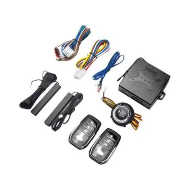 Imagem de Sistema De Alarme Para Carro Com Entrada Sem Chave E Trava Central Rem