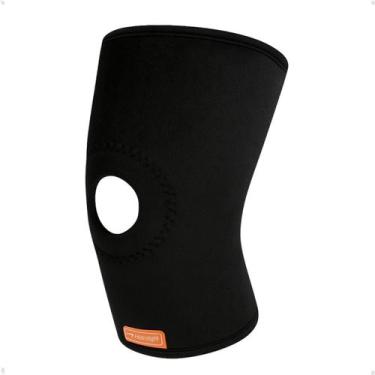 Imagem de Joelheira Com Orifício Patelar Ortopédica Articulada Fisioterapia Unis