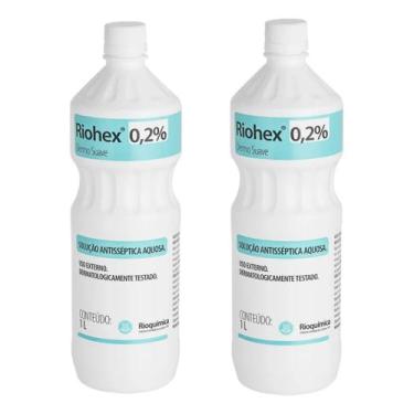 Imagem de Clorexidina 0,2% Riohex Solução Aquosa 2 Litros Rioquímica - RIOQUIMIC