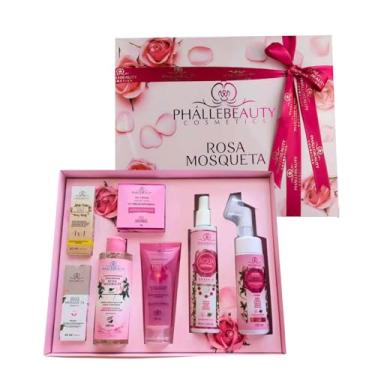 Imagem de Genérico, Kit Rosa Mosqueta Facial 7 Itens Phállebeauty Presente Skincare Cuidado Facial