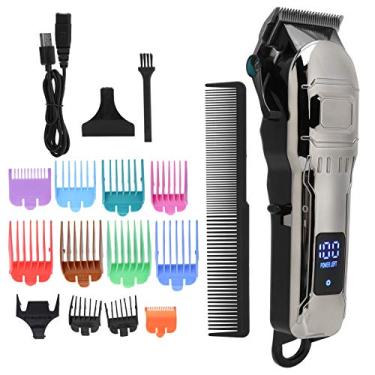 Imagem de Semme Carregamento USB Display LED Aparador de Cabelo Elétrico Máquina de Cortar Cabelo Ferramenta de Estilo para Homens Mulheres Crianças Profissional Uso Doméstico Bateria de Lítio