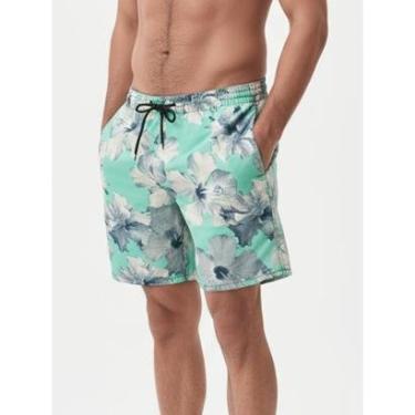 Imagem de Bermuda Praia Masculina Short Mauricinho Tactel Estampado-Masculino