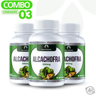 Imagem de Suplemento Vegano Alcachofra 300cps de 500mg Cada - Natural Nutrien