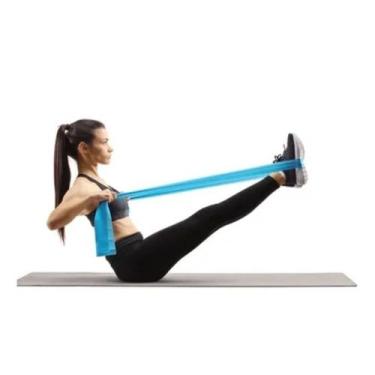 Imagem de Faixa Elástica Thera Band Fisioterapia Academia Exercício Multifuncion