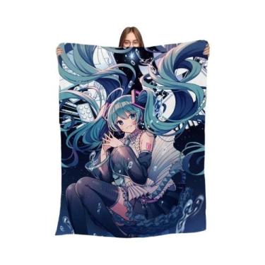Imagem de Cobertor Macio E Quente Para Bebê, Fofo, H-Hatsune M-Miku Skicomfort, 
