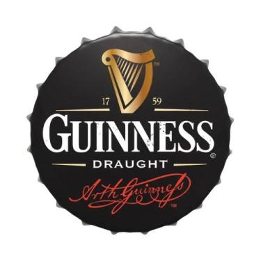 Imagem de Placa Decorativa De Metal Vintage Com Tampa De Garrafa Para Restaurant