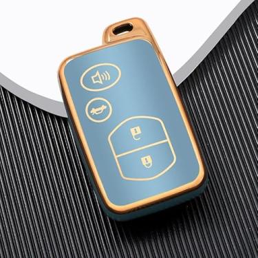 Imagem de Capa de chave de proteção de TPU macio, suporte de chave remoto inteligente, compatível com Toyota Camry/Corolla/RAV4/Avalon/Highlander/Prius/Venza, acessórios para chaves automotivas
