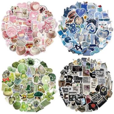 Imagem de Conjunto de adesivos PRSTINCOL 400 PCS Aesthetic Motivational Adults