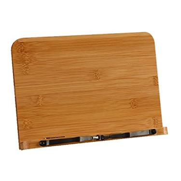 Imagem de Suporte de livro de receitas, suporte portátil para leitura de livros, altura ajustável para tablet, celular, laptop, suporte com clipe (tamanho: P-pequeno) (uma cor P)