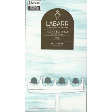 Imagem de Labarr Chocolate de Origem 100% cacau 80g Extra Intenso