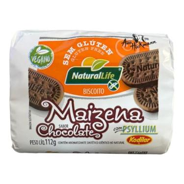 Imagem de CAIXA COM 12 BISCOITO DE MAIZENA CHOCOLATE VEGANO SEM GLUTEN KODILAR 112g