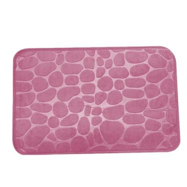 Imagem de Tapete Soft Antiderrapante Super Macio 60x40cm – Tapete Absorvente em Poliéster para Banheiro, Sala e Quarto(KIT1-Rosa)