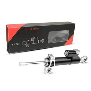 Imagem de VELORE Para KYMCO DT 125i 200i 300i 350i DOWNTOWN 125 200 300 350 Amortecedor estabilizador de direção ajustável para motocicleta (SL BK)