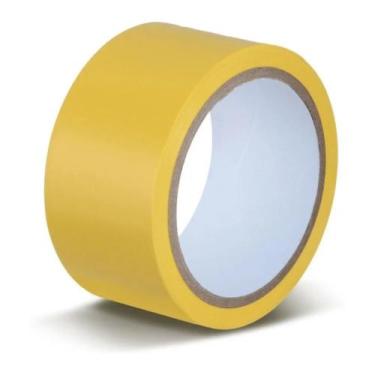 Imagem de Fita Demarcação Solo 05cm X 30MT - Furnapack, Amarelo