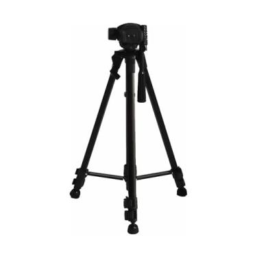 Imagem de OBERON Tripé Profissional Ajustável 1,9m para Câmera e Smartphones com Rotação 360° Ideal para Fotos e Vídeos, Preto