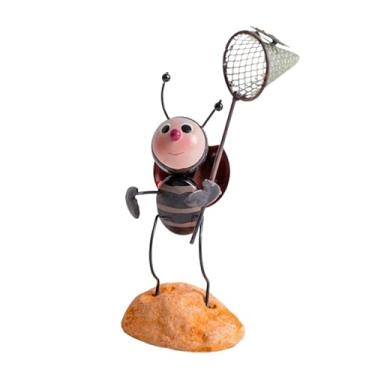 Imagem de Decoração de modelo joaninha no estilo pastoral artesanato ferro feito à mão criativo para sala estar estudo janela jardim terraço presente