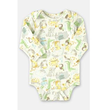 Imagem de Body Bebê Menino Manga Longa Estampado Safari Up Baby-Masculino