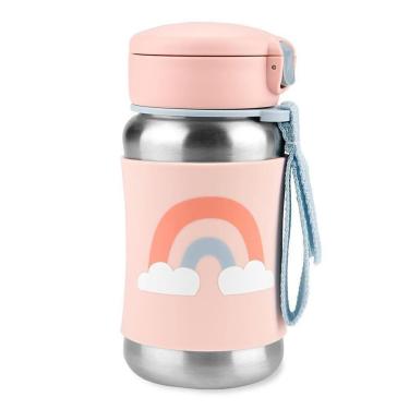 Imagem de Garrafa de Aço Skip Hop Térmica ArcoÍris Rosa-Feminino