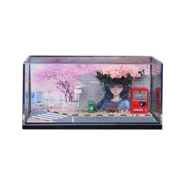 Imagem de Fenteer Vitrine para Exibição de Carros em Miniatura em, Escala 1:64, para Dioramas, Garagem, Armazenamento E Kits de Hobby.