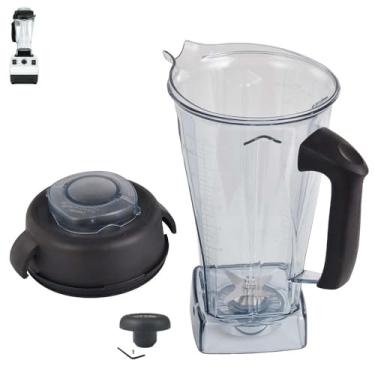Imagem de EastFune Para liquidificadores Vitamix de 1,8 ml, substitua 5000 5200 6300 6500 7500 Pro 200 500 750 vm0101 vm0102 E310 320 etc, compatível com jarra de jarra da série Classic/Explorian/Professional