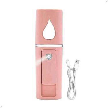 Imagem de Mini Umidificador De Ar Portátil USB - Rosa - Quanhe