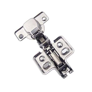 Imagem de 4 peças dobradiças hidráulicas de porta de aço inoxidável amortecedor amortecedor dobradiça oculta dobradiça de porta dobradiças dobradiças de porta