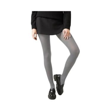 Imagem de Meia Calça Vintage Vermelha Feminina Slim Fit Y2k Elástica Para Primav