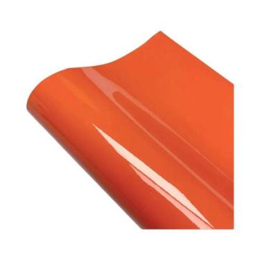 Imagem de Vinil Adesivo Laranja Brilhante Para Envelopamento De Carros, Decoraçã