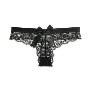 Imagem de Calcinha T-back De Renda Sexy Para Mulheres, Estilo Japonês, Lingerie 