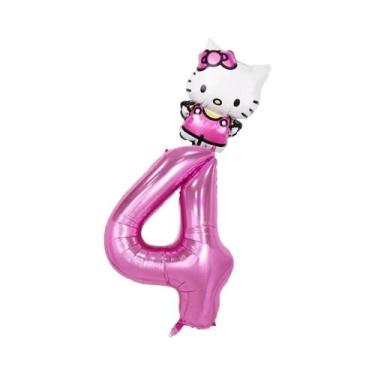 Imagem de Conjunto De Balões De Folha Hello Kitty 2 Peças Decorações Para Festa 