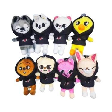 Imagem de Conjunto De Brinquedos De Pelúcia Stray Kids Felix Bangchan 8PCS SKZOO