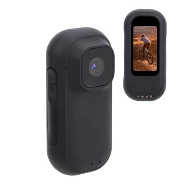 Imagem de VBESTLIFE Câmera de Ação de Polegar 4K, Câmera Esportiva para Sessão de Fotos POV, Montagem Versátil, Tamanho de Polegar para Corrida, Ciclismo, Natação, Caminhadas, etc.