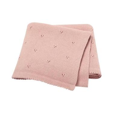 Imagem de Cobertores De Algodão Super Macios Para Bebês 90x70cm, Mantas De Tricô