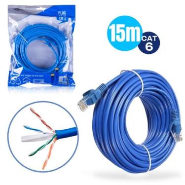 Imagem de Cabo De Rede E Internet Cat6 15M - Mbtech