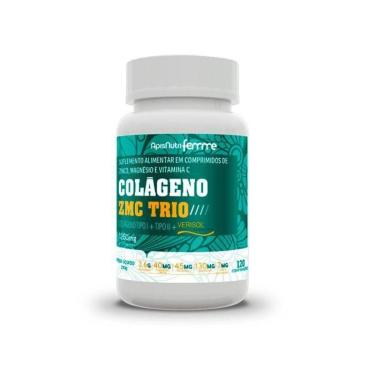 Imagem de Colágeno ZMC TRIO Verisol + Tipo I + Tipo II 1250mg (120 caps)-Unissex