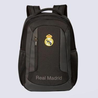 Imagem de Mochila Real Madrid Esportiva Preta - Xeryus, Único