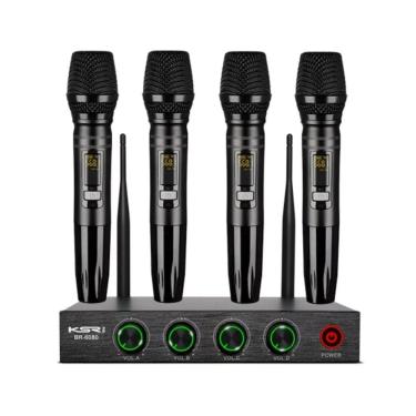 Imagem de Microfone Sem Fio Quadruplo KSR Pro BR6080