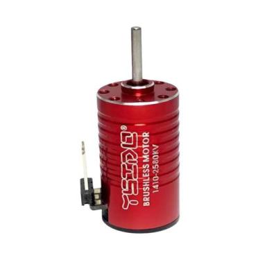 Imagem de Mini Motor Brushless 1410 V2 Com ESC 20A Para Carros RC Kyosho Mr03 pr