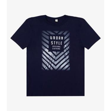 Imagem de Kit Camiseta Adulto Masculino Meia Malha Rovitex Azul Marinho, GG, AZU