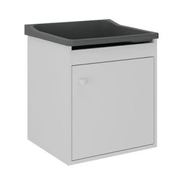Imagem de Tanque De Lavanderia 22 Lts + Gabinete Mdf Suspenso + Sifão - BELLI MÓ