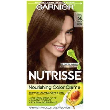 Imagem de Tintura de Cabelo Garnier Nutrisse 50 - Castanho Médio Natural