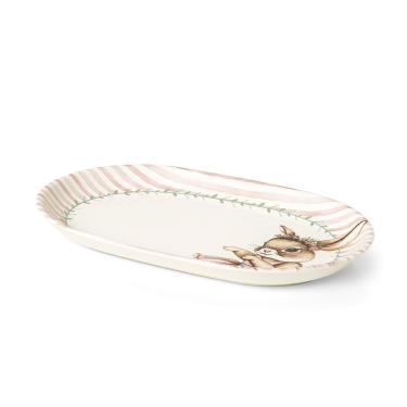 Imagem de Travessa Copa E Cia Aquarelle Em Cerâmica Memórias De Páscoa Bailarina