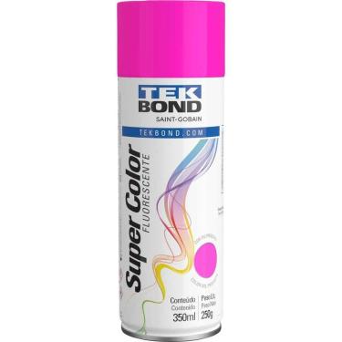 Imagem de Tinta Spray Rosa Fluorescente, 350 Ml, Tekbond Rosa