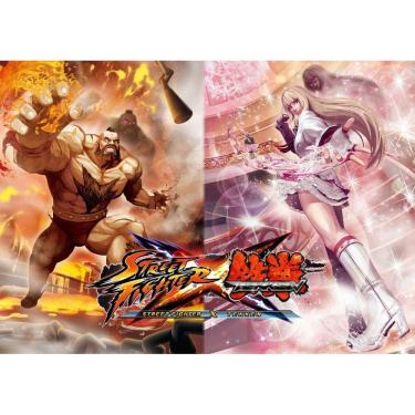 Imagem de Pôster Street Fighter X Tekken com impressão artística vintage 20x30cm
