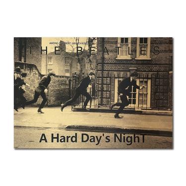 Imagem de Pôster The Beatles A Hard Day`s Night Vintage Music Art