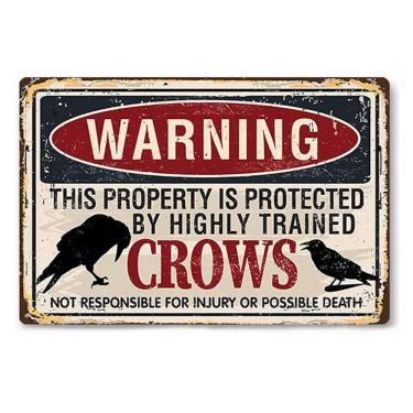 Imagem de Decoração de parede com placa de estanho American Bulldog Iron Painting 20x30cm