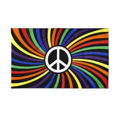 Imagem de Tapeçaria Peace Gays Flag Art Anime Wall Tapeçaria 150x90cm - yiweisai